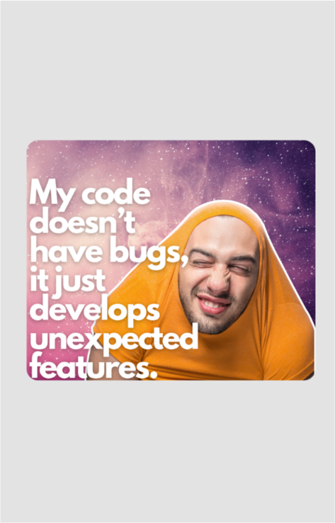 TechyTribe Funny Mouse Pads for Developers | Humorous Desk Accessory for Software Engineers | Programmer Gift Idea