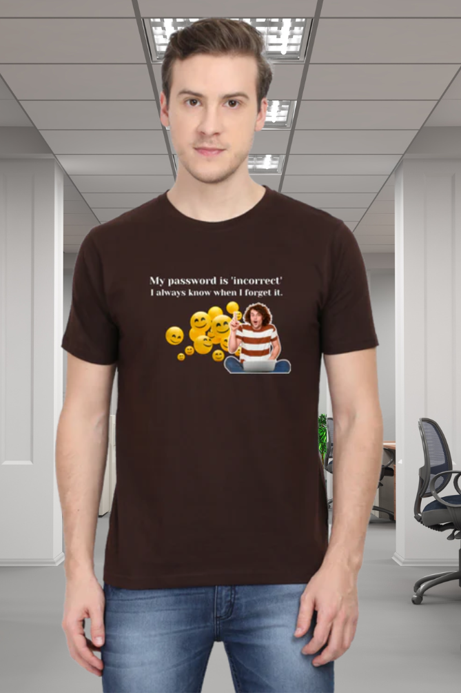 My Password is 'Incorrect' - Funny Tech T-Shirt for Coders and Tech Enthusiasts