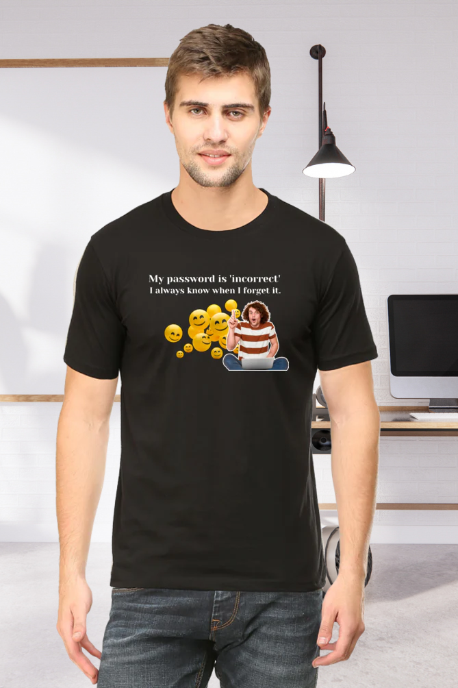 My Password is 'Incorrect' - Funny Tech T-Shirt for Coders and Tech Enthusiasts