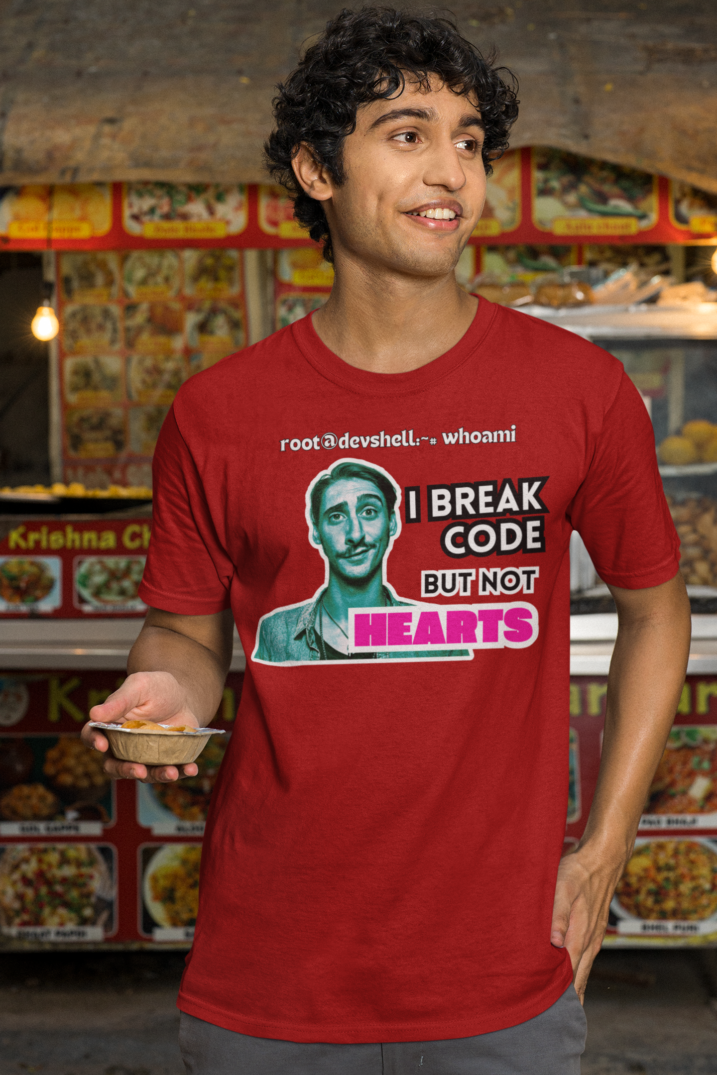 I Break Code But Not Hearts - Funny Programmer T-Shirt for Coders and Tech Lovers