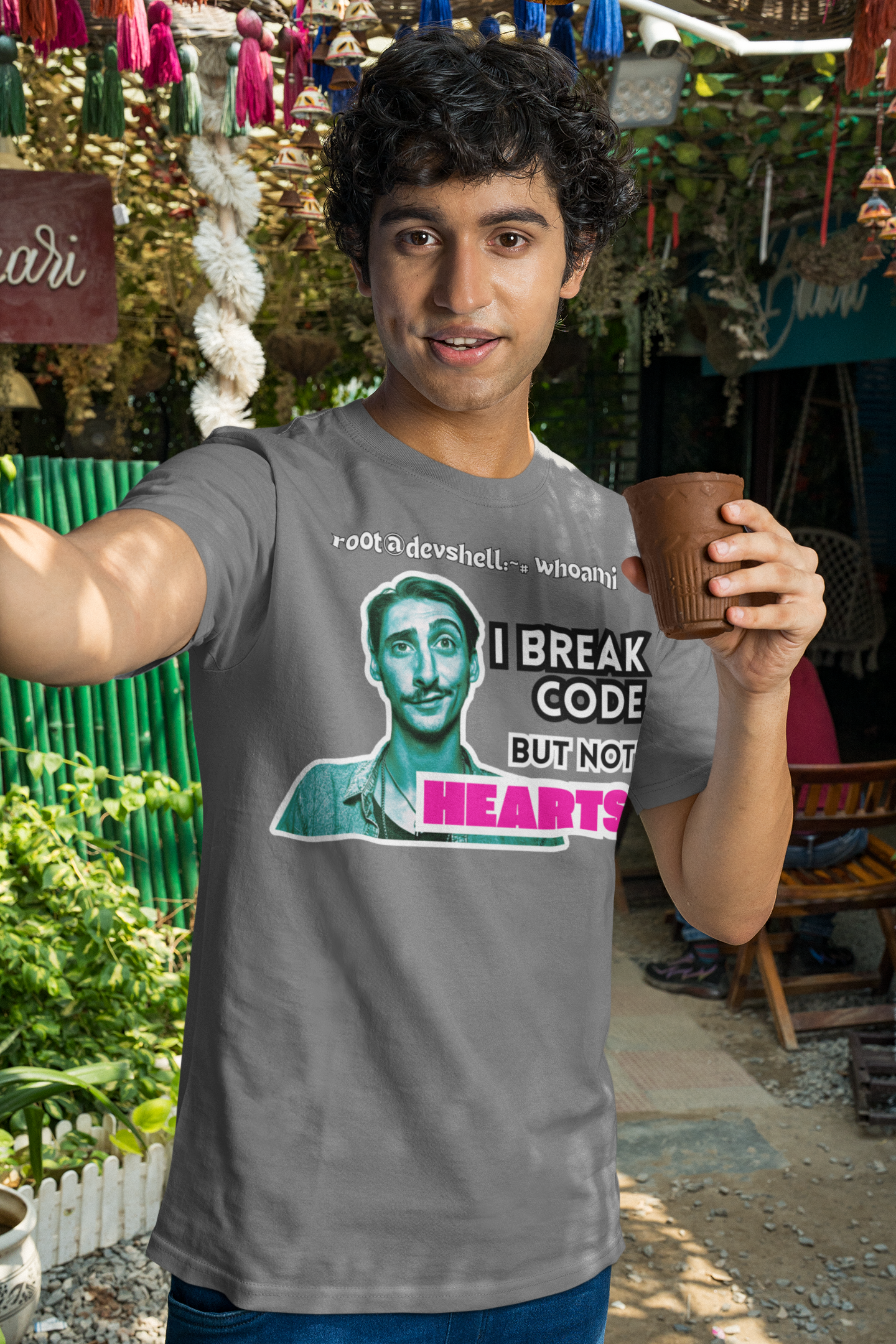 I Break Code But Not Hearts - Funny Programmer T-Shirt for Coders and Tech Lovers