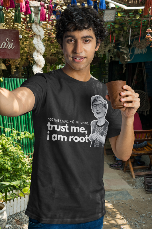 Trust Me, I Am Root - Funny Linux Admin T-Shirt for Developers and Tech Enthusiasts